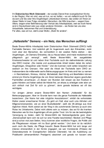 "Haltestelle" Demenz - Evangelisches Dekanat Odenwald