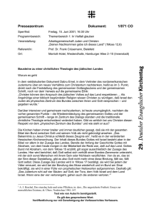 F&uuml;nf Bausteine zu einer christlichen Theologie des j&uuml;dischen Landes