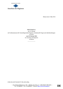 4.5 Arbeitsprogramm (COR-2014-00352-00-00-TCD-TRA)