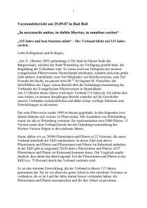 Vorstandsbericht von Pfarrer Klaus Weber als word