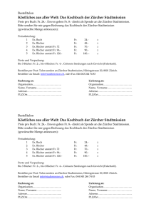 bestelltalon - Zürcher Stadtmission
