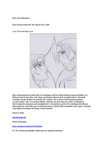 &Uuml;ber das Salasandra (das elbische Seelenband)