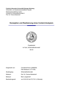 2. Konzept des Projekts