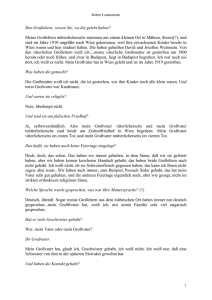 Ihre Gro&szlig;eltern, wissen Sie, wo die gelebt haben?