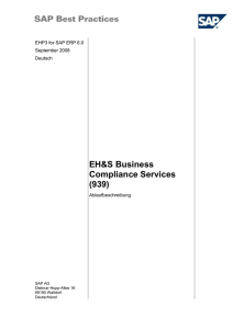 EH&S Business Compliance Services (939)