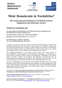 Plakat Verfassungen in Nordafrka