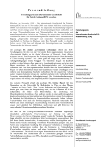 Pressemitteilung deutsch - Internationale Gesellschaft für