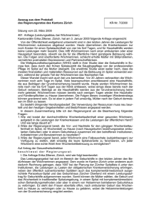 Antwort RR 7/2000 Leistungsabbau bei