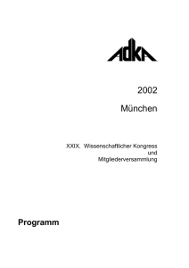 Freitag, 7. Juni 2002 - ADKA Bundesverband Deutscher