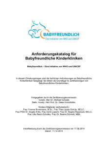 Kinderkliniken - Babyfreundlich