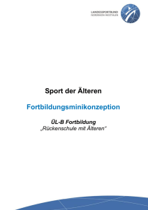 Informationen f&uuml;r die Lehrgangsleitung