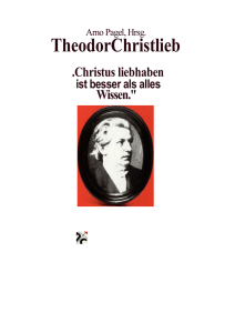 Christus liebhaben ist besser als alles Wissen