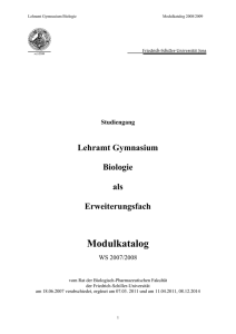 LG Biologie_Modulkat.. - Friedrich-Schiller
