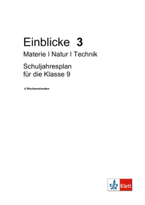 Jahresplanung Einblicke "Materie-Natur-Technik" 3 (Word