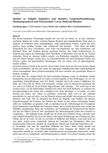 Carl Gustav Carus: Briefe und Aufsätze über Landschaftsmalerei
