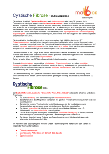 Cystische Fibrose (CF) – Mukoviszidose