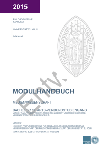 modulhandbuch - Institut für Medienkultur und Theater