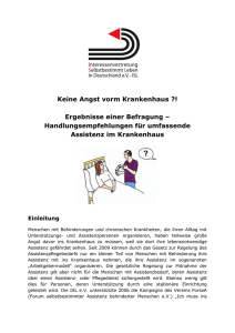 Ergebnisse_Befragung_Assistenz im Krankenhaus