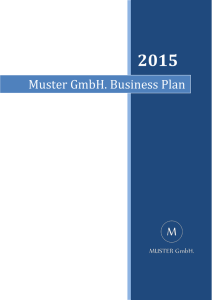 Muster GmbH. Business Plan