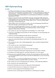 ABO-DiplomprüfungSS09 - Fachschaft Psychologie Freiburg