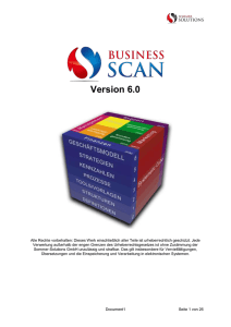 der Vorlage Business Scan 6.0