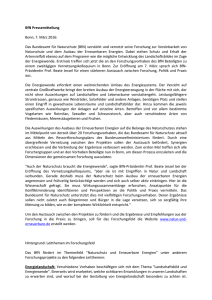 BfN Pressemitteilung Bonn, 7. März 2016: Das Bundesamt für