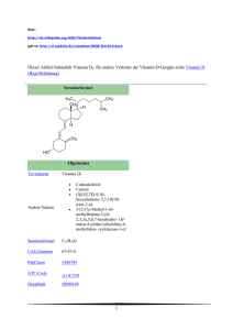 Spirale von ausreichender Vitamin-D