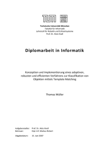 Diplomarbeit in Informatik