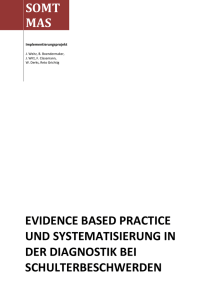 Evidence Based Practice und Systematisierung in der Diagnostik