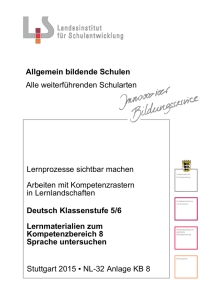 Kompetenzbereich 8 - Landesbildungsserver Baden