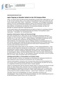 ogsa-Tagung zu Sozialer Arbeit an der FH Campus Wien (docx, 308