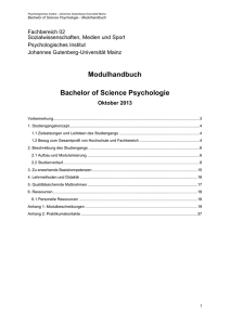 4. Lehrmethoden und Didaktik - im Psychologischen Institut