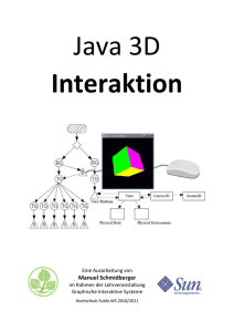 3. Neuerungen in Java 3D