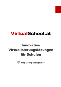 Ausfuehrliche Virtualschool Dokumentation