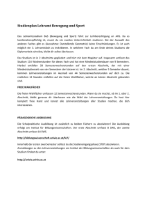 Einf&uuml;hrung in die Sportwissenschaft Bewegung und Sport