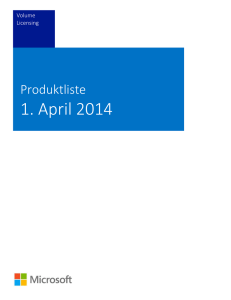 System Center Server - Microsoft Volume Licensing