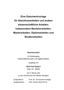 thesis-arial11 - Hochschule der Medien