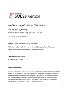 Betrifft: SQL Server 2008