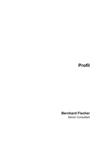 Profil - Fischer Consulting GmbH