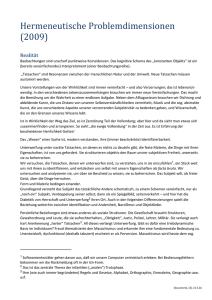 Hermeneutik - Homepage.ruhr-uni