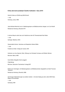 Knihy darovan&eacute; pražsk&yacute;m Goethe Institutem v ř&iacute;jnu 2015 Heinrich