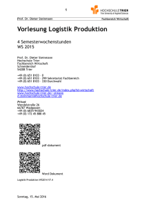 Logistik Produktion WS2014