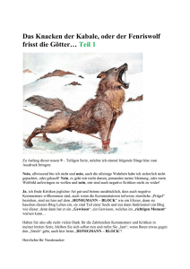 Das Knacken der Kabale, oder der Fenriswolf frisst