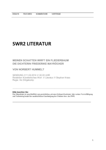 SWR2 Literatur