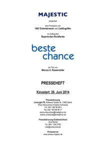 BESTE CHANCE Presseheft [*.doc]