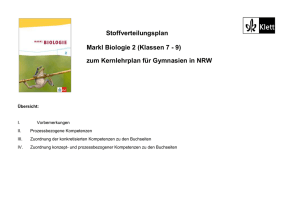 Markl Biologie 2 für Gymnasien Nordrhein-Westfalen