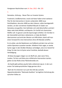 Honigmann Nachrichten vom 14. Dez. 2012 – Nr. 235