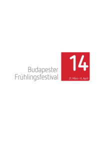 Das Fest des Frühlings in Budapest * 34