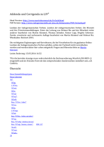 Addenda und Corrigenda zu LIV&sup2;