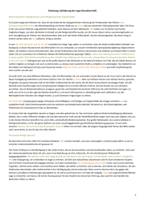 Einleitung, Schilderung der Lage (Dorothea Heil) Meine deutschen